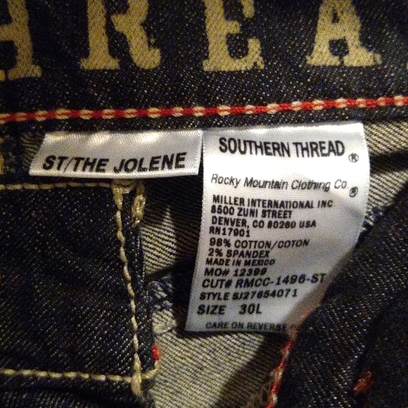 Southern Thread Jolene Jeans - Picture 3 of 4